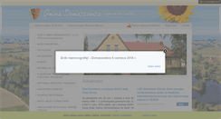 Desktop Screenshot of domaszowice.pl